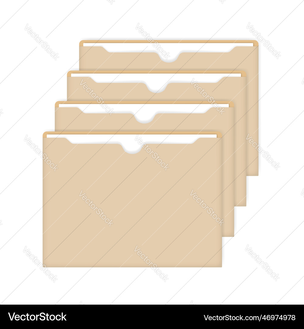 File jackets with documents inside card index File jackets with documents inside card index Vector Image