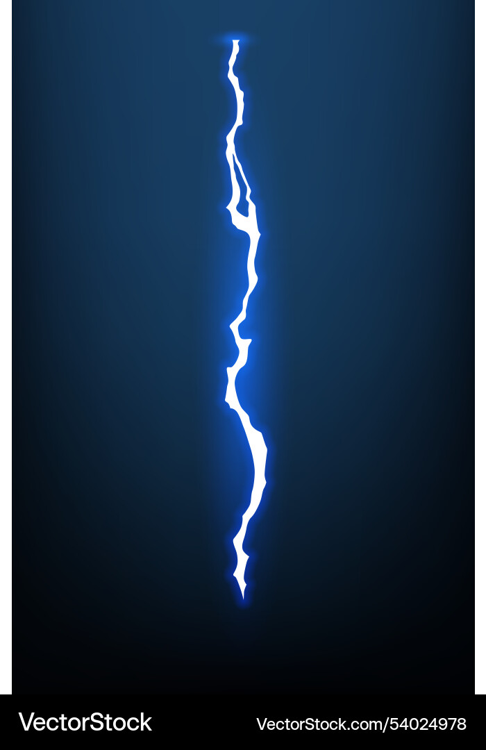Lightning Animation with Sparks Vector Image