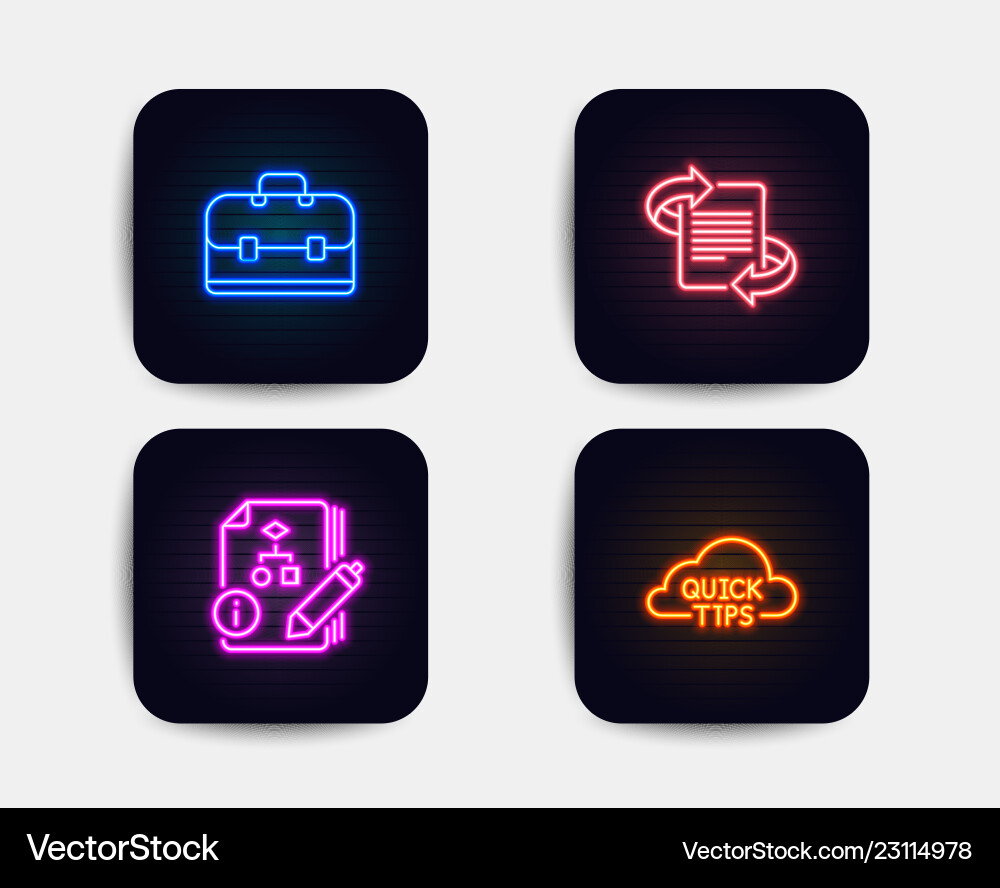 Marketing portfolio and algorithm icons quick Marketing portfolio and algorithm icons quick vector image