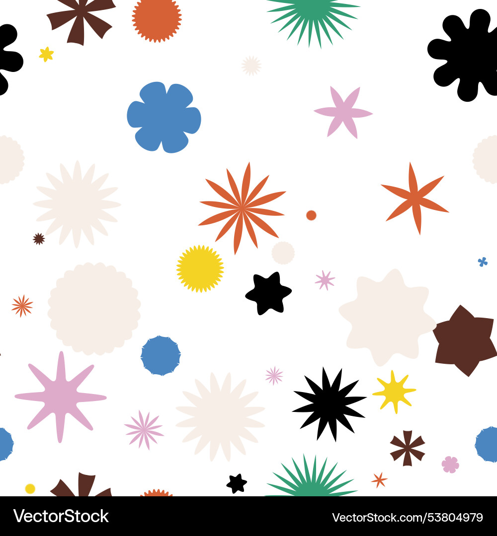 A colorful abstract seamless pattern featuring A colorful abstract seamless pattern featuring vector image