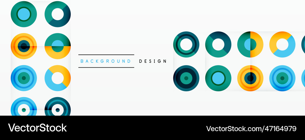 Abstract background with circle symmetric grid Abstract background with circle symmetric grid vector image