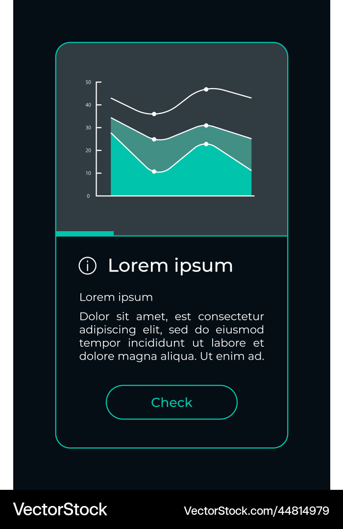 Areas diagram ui element template Areas diagram ui element template Vector Image