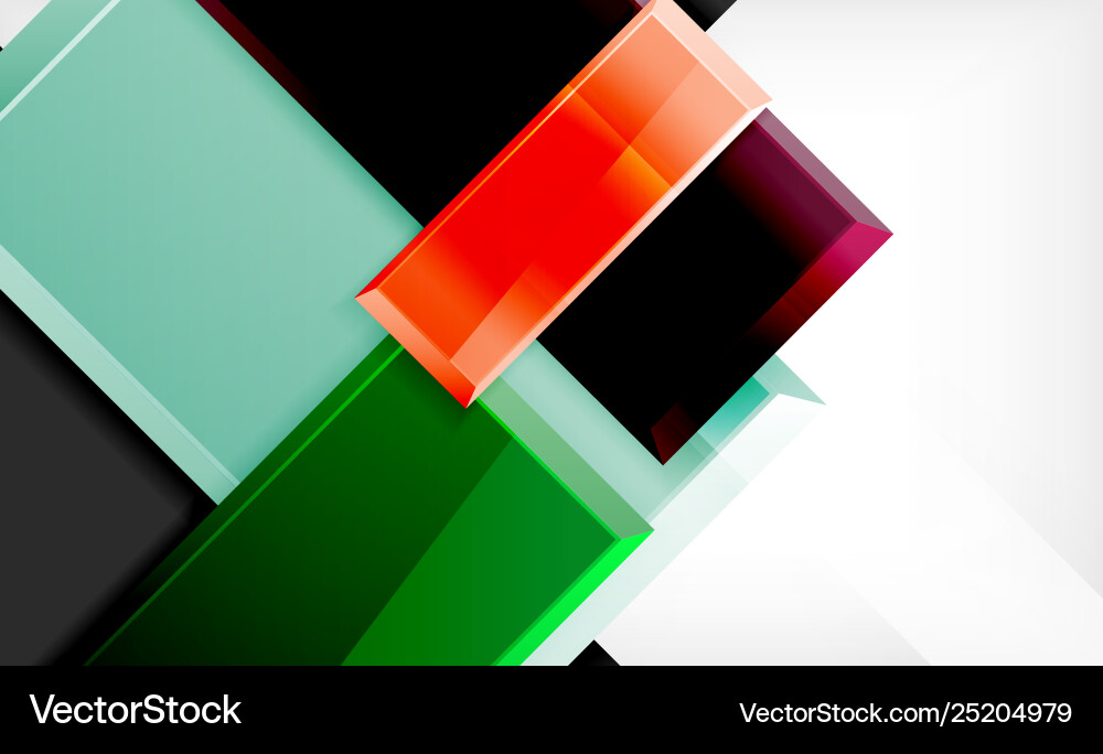 Colorful square and rectangle blocks background Colorful square and rectangle blocks background vector image