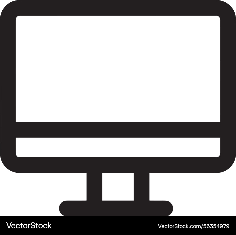 Computer icon symbol image Vector Image