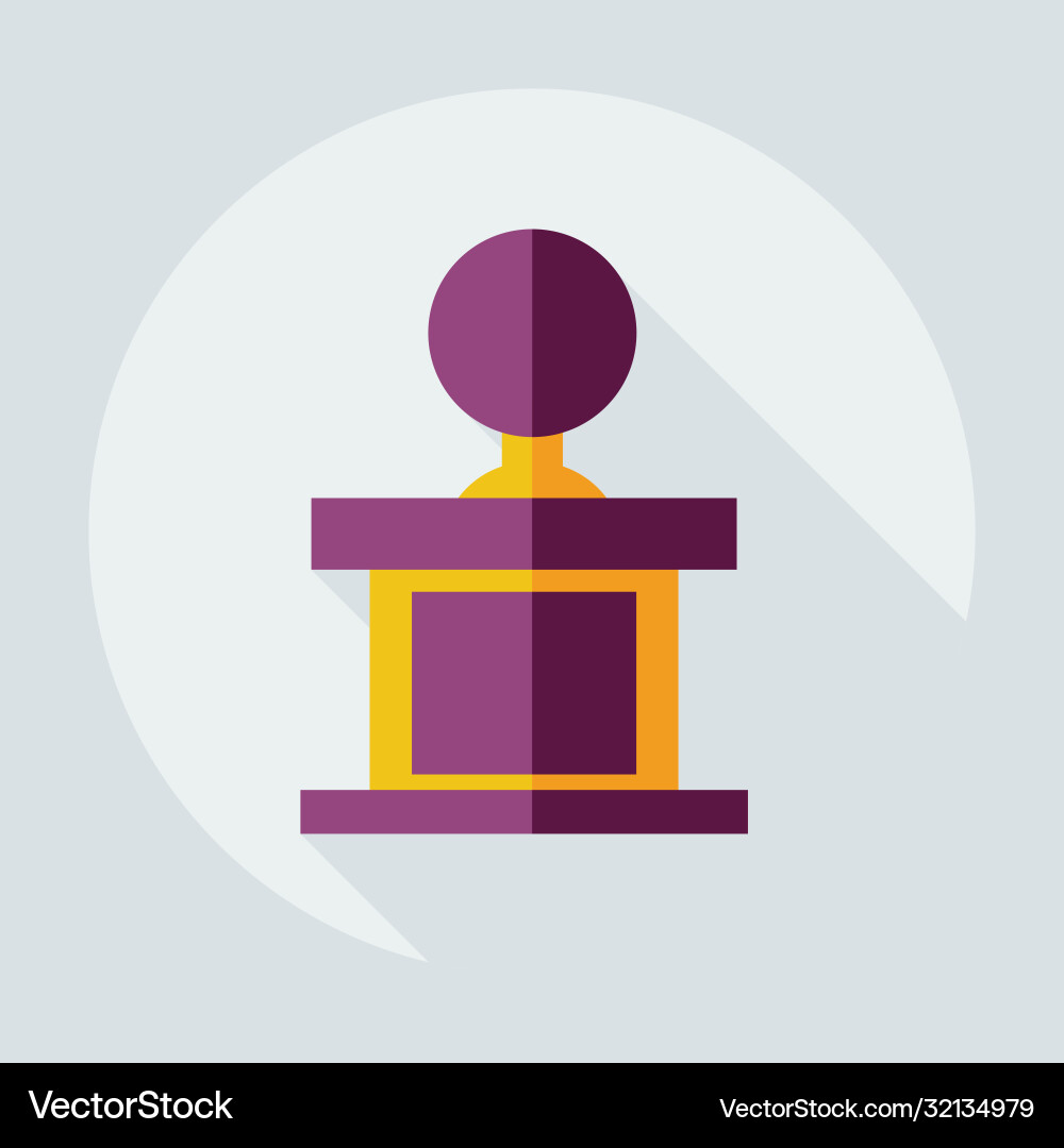 Flat modern design with shadow icons judge Flat modern design with shadow icons judge vector image
