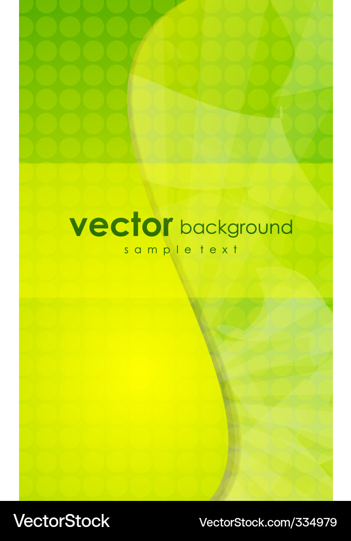 Gradient Green Abstract Background vector image