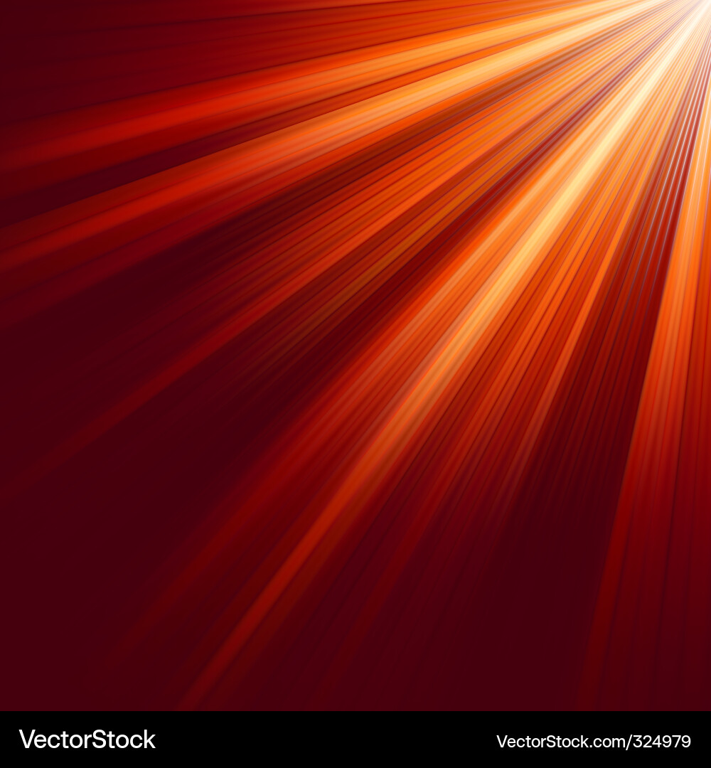 Luminous rays background vector image