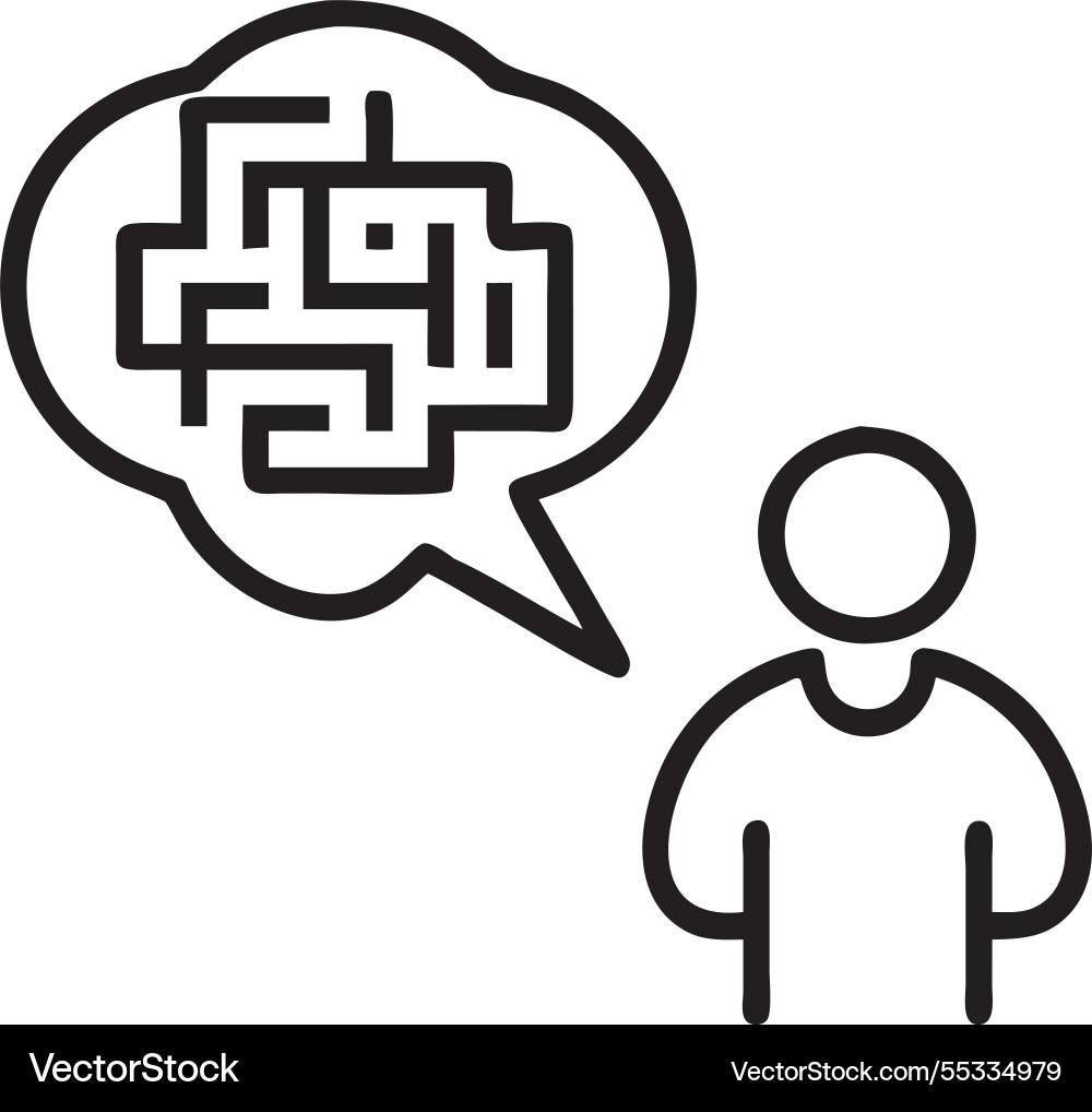 Simple easy fast solution concept problem solving vector image
