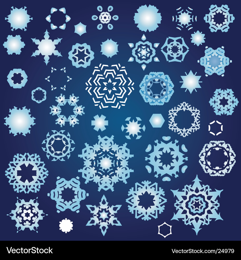 Snowflake factory vector image
