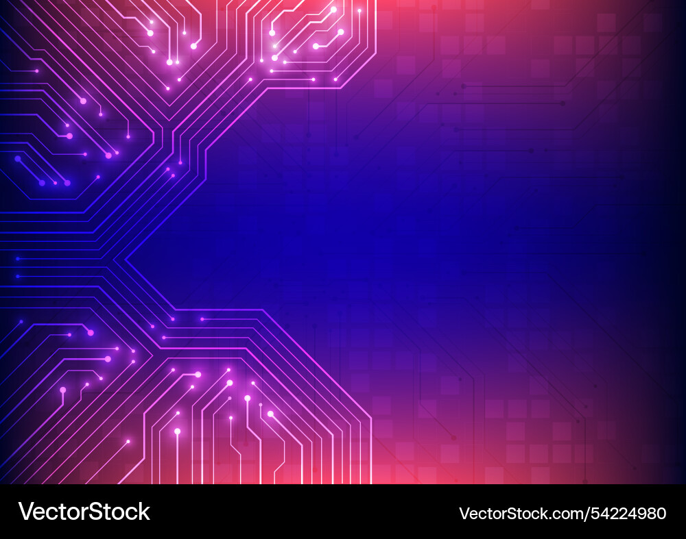 Abstract background with technology circuit board Abstract background with technology circuit board vector image