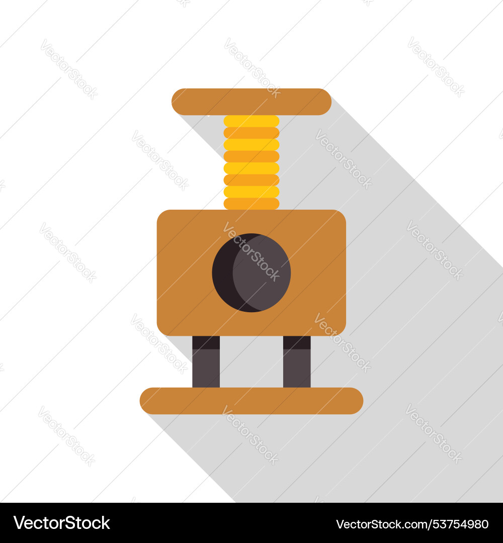 Cat tree with scratching post and platform icon Cat tree with scratching post and platform icon vector image