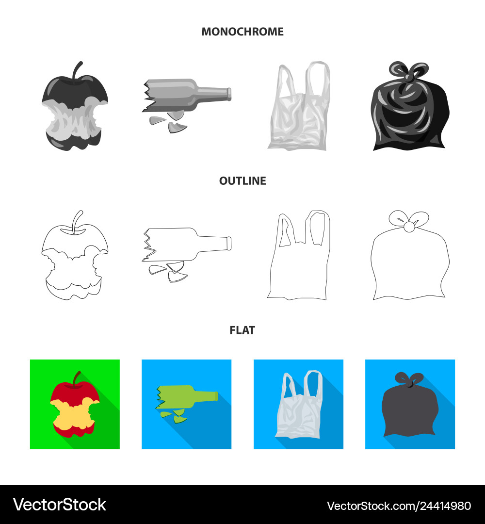 Dump and sort logo set vector image