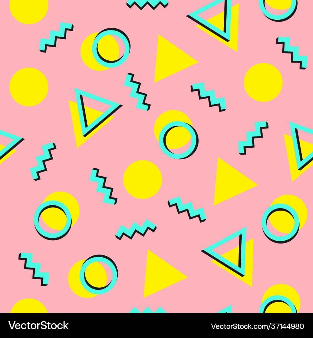 Geometric pattern with colorful shapes form Geometric pattern with colorful shapes form vector image