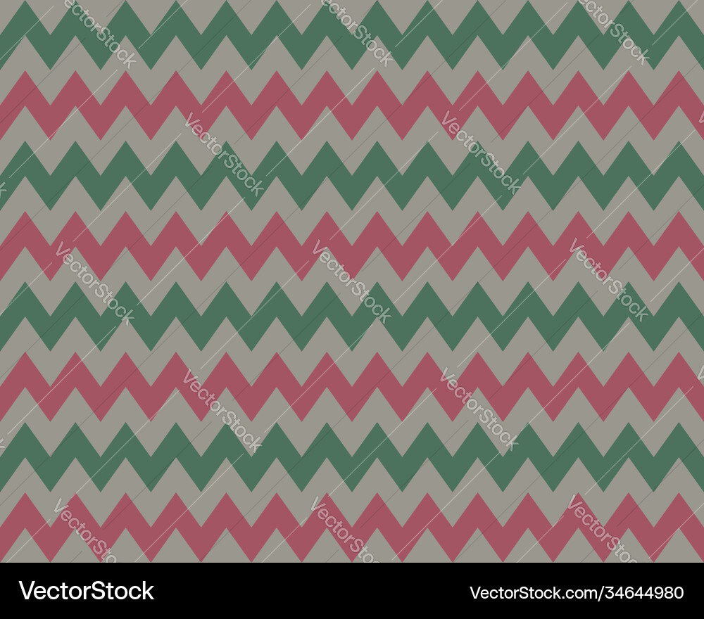 Zigzag pattern seamless zig zag background color Vector Image