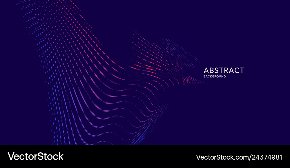 Abstract background with dynamic waves Abstract background with dynamic waves vector image