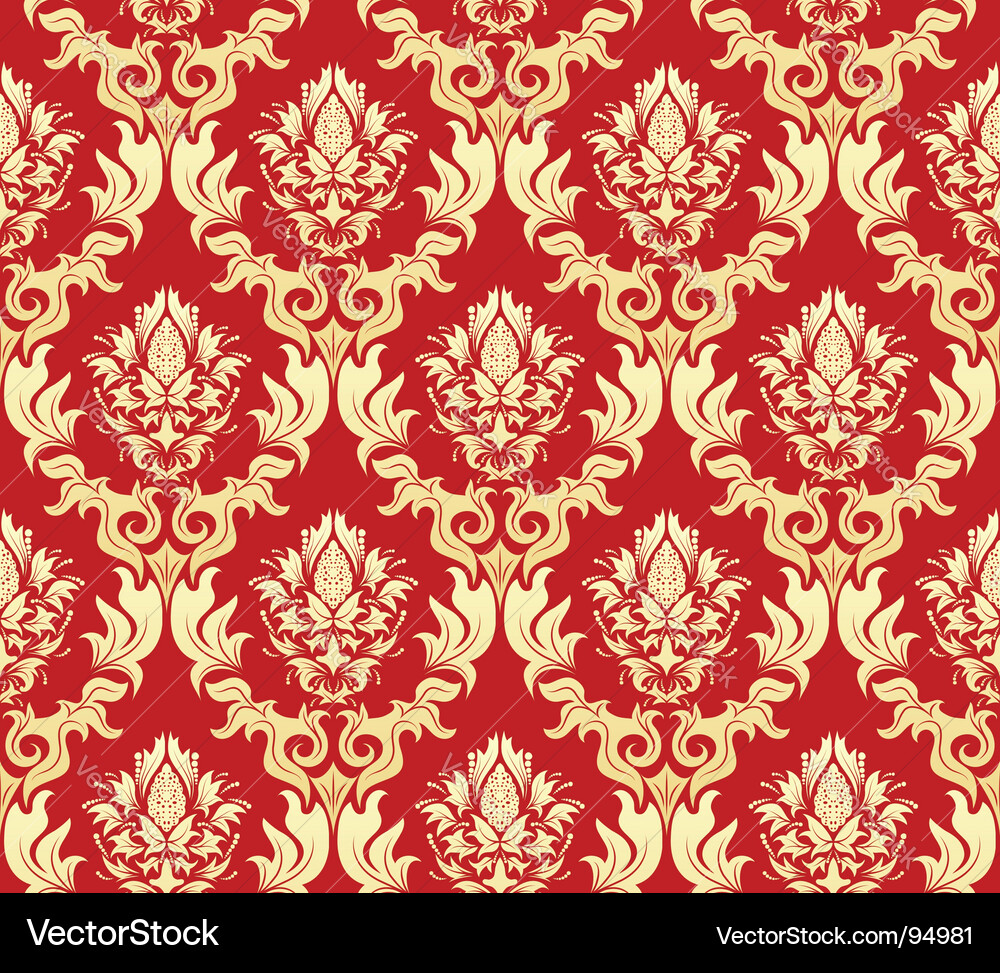 Damask pattern Vector Image