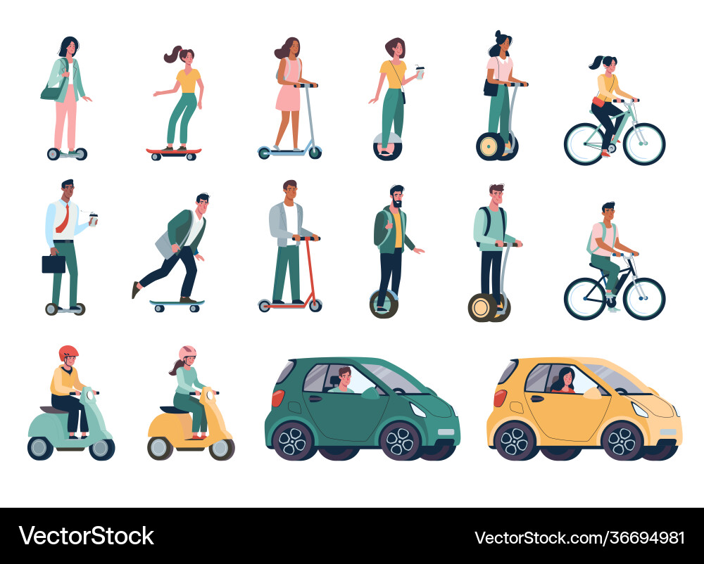 Flat set environmentally friendly Flat set environmentally friendly Vector Image