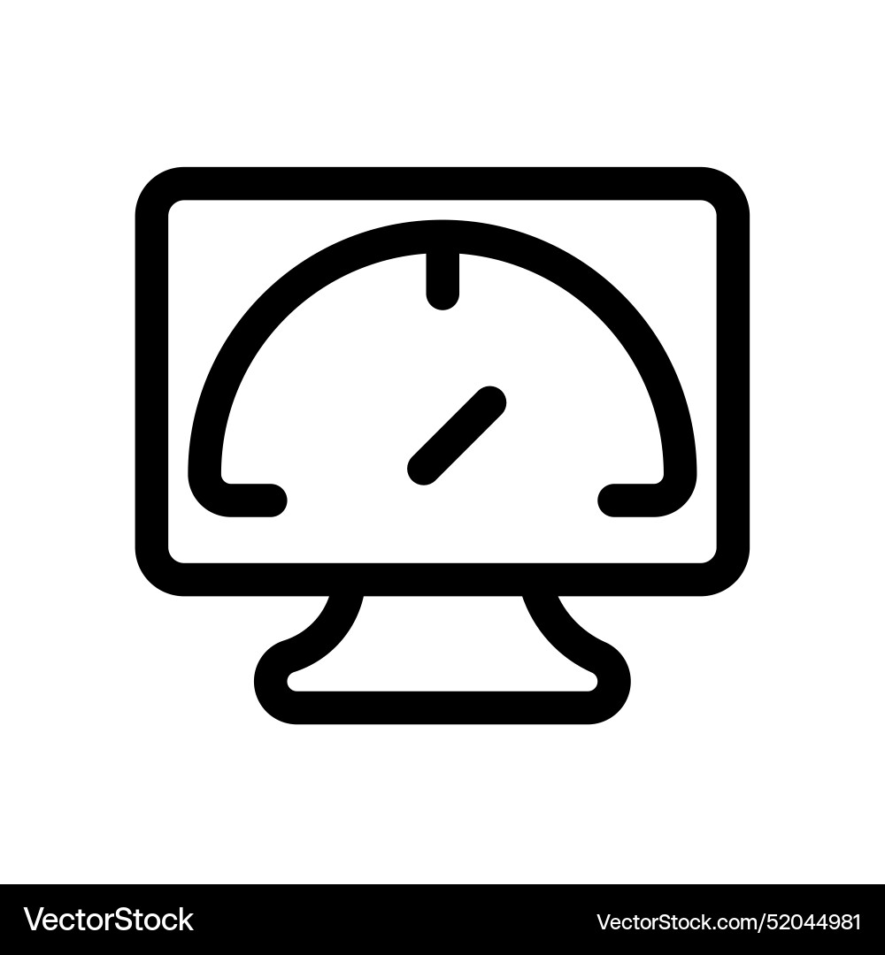 Page speed icon design in filled and outlined vector image