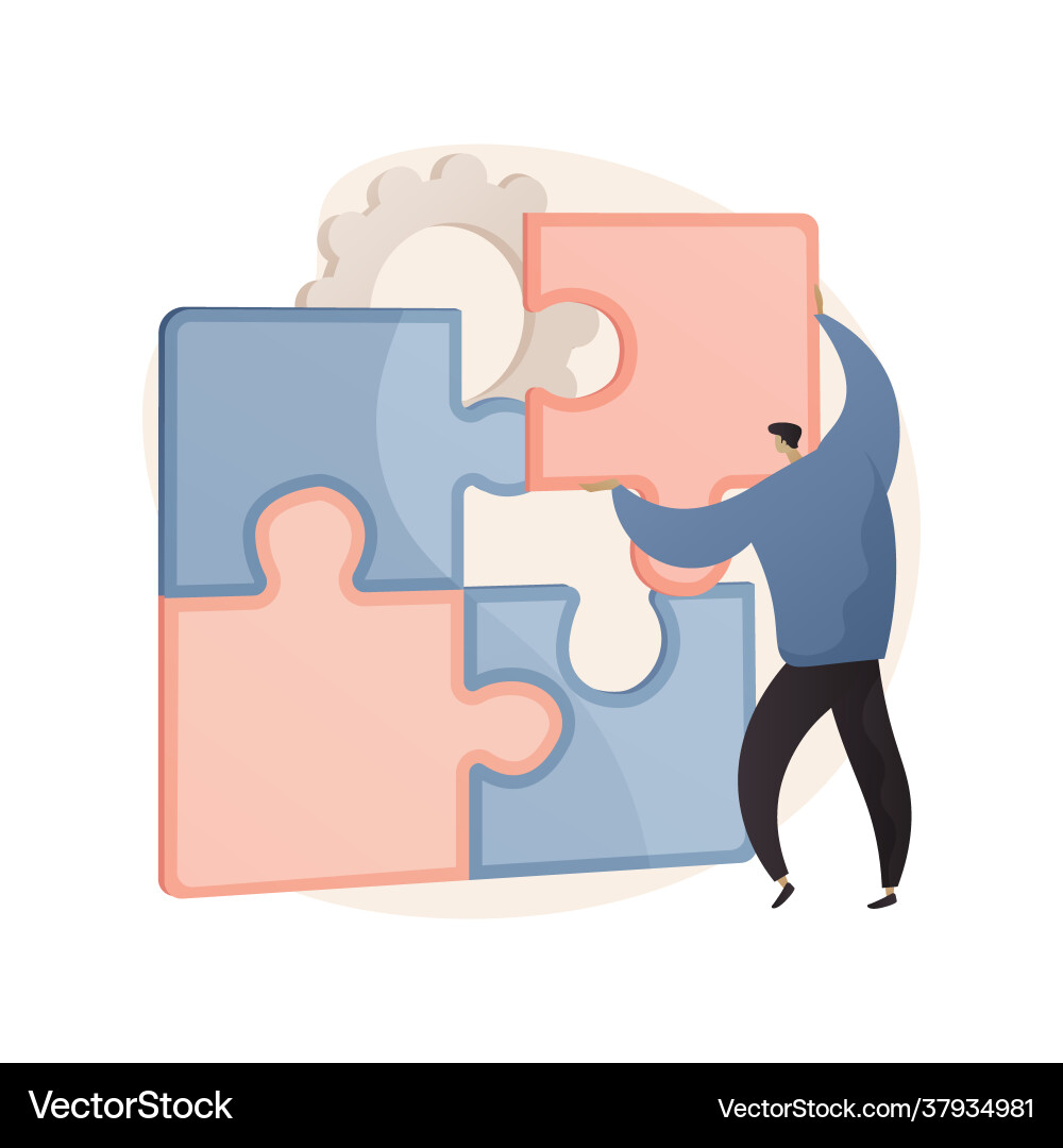 Problem solving abstract concept Problem solving abstract concept Vector Image