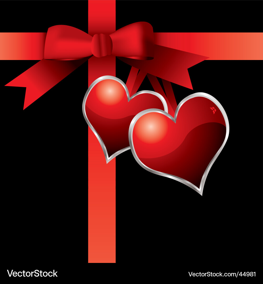 Romantic Valentine's Gift Vector Image