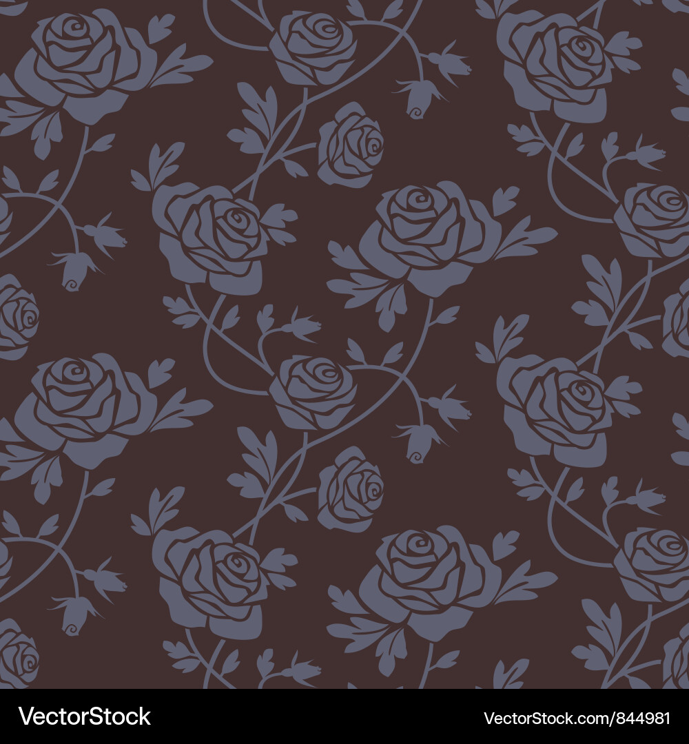 Roses damask Royalty Free Vector Image - VectorStock