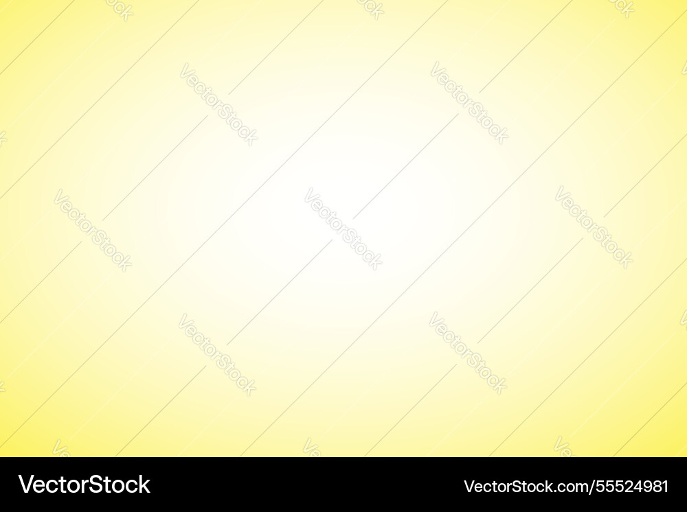 Soft Yellow Gradient Background Vector Image