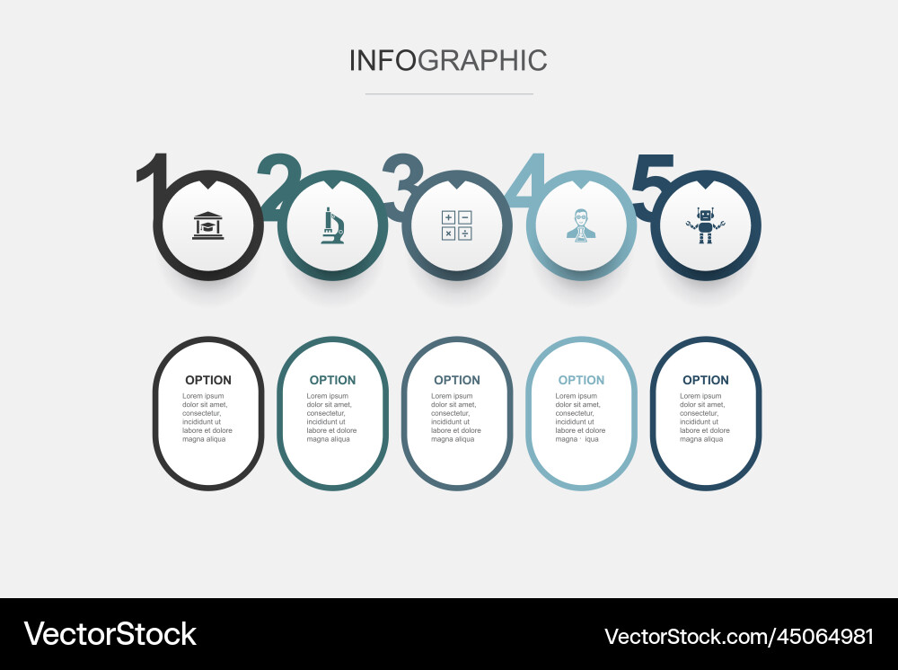 University microscope maths scientist robotics Vector Image