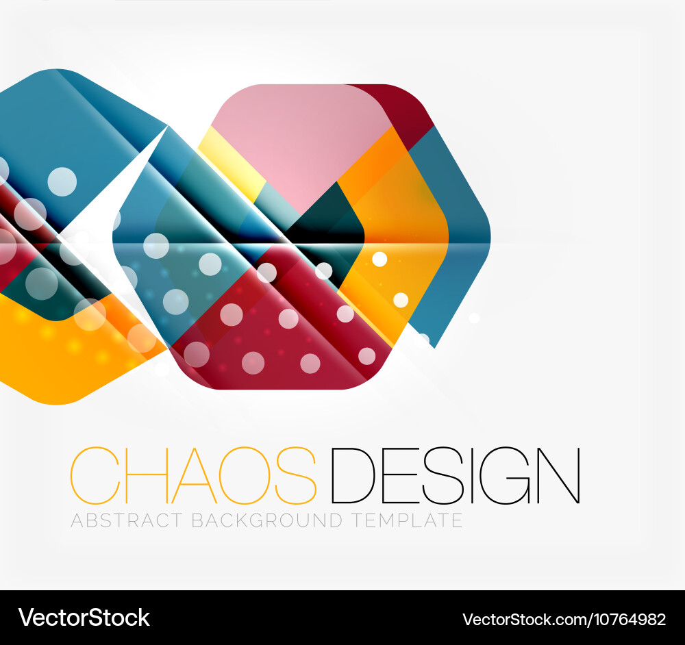 Abstract background with round shapes Vector Image