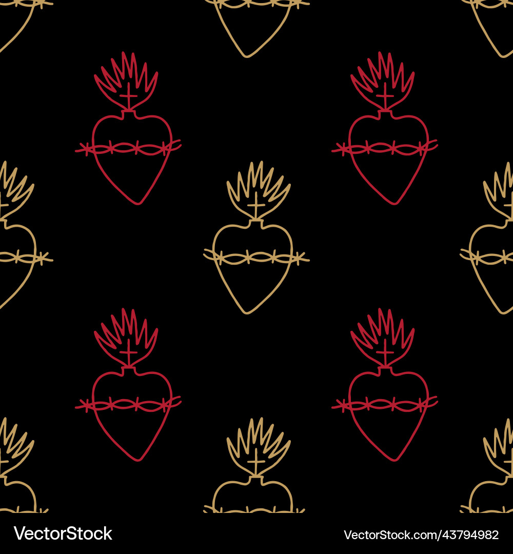 Magical boho sacred heart love peace valentine Magical boho sacred heart love peace valentine vector image
