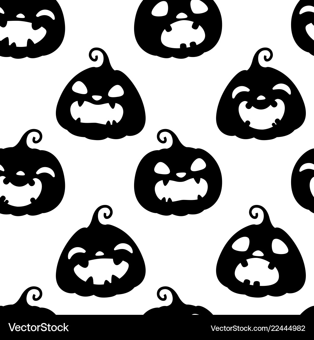 Seamless pattern with silhouettes of different Vector Image