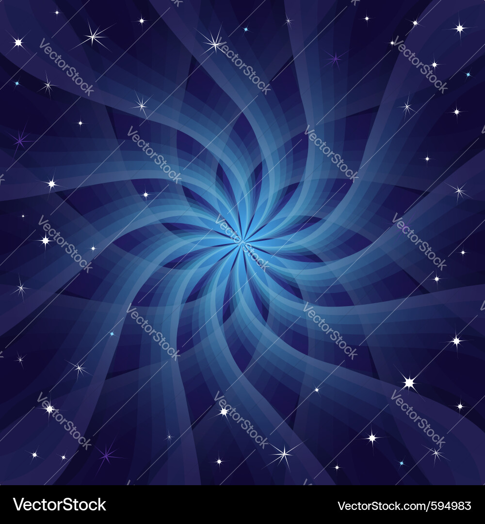 Abstract Starburst Gradient Vector Image