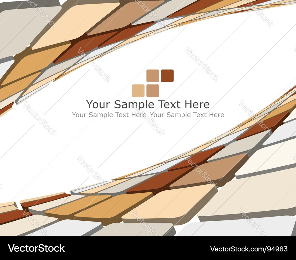 Geometric Checkerboard Pattern vector image