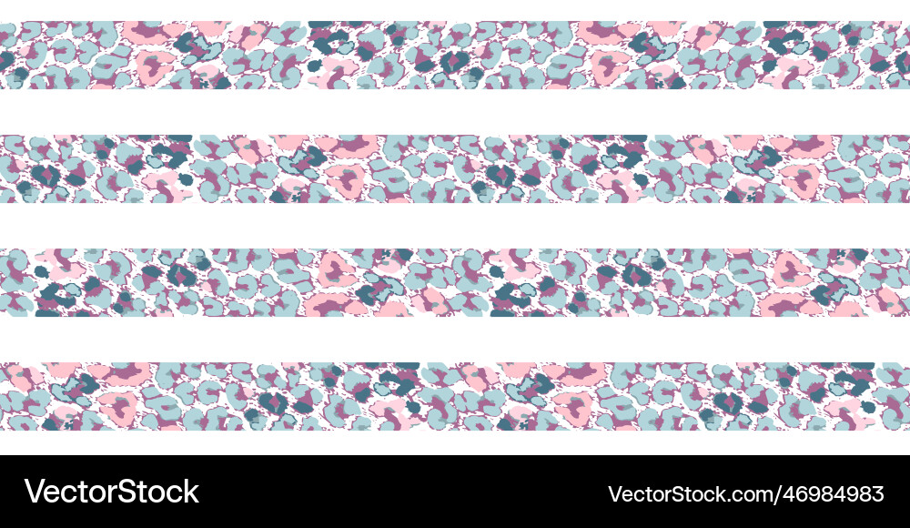 Leopard Stripe Pattern Vector Image