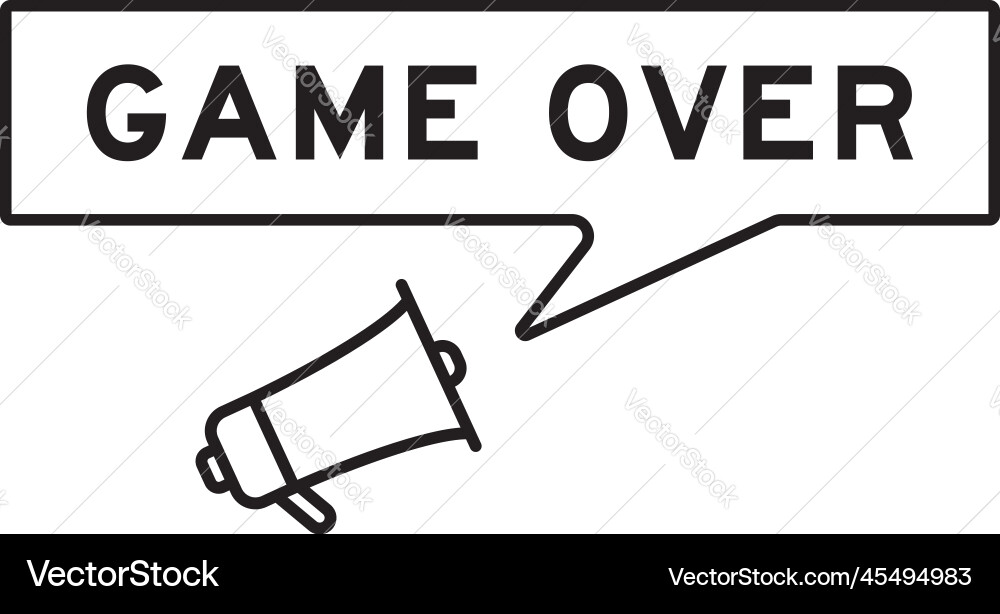 Megaphone icon with speech bubble in word game Megaphone icon with speech bubble in word game vector image