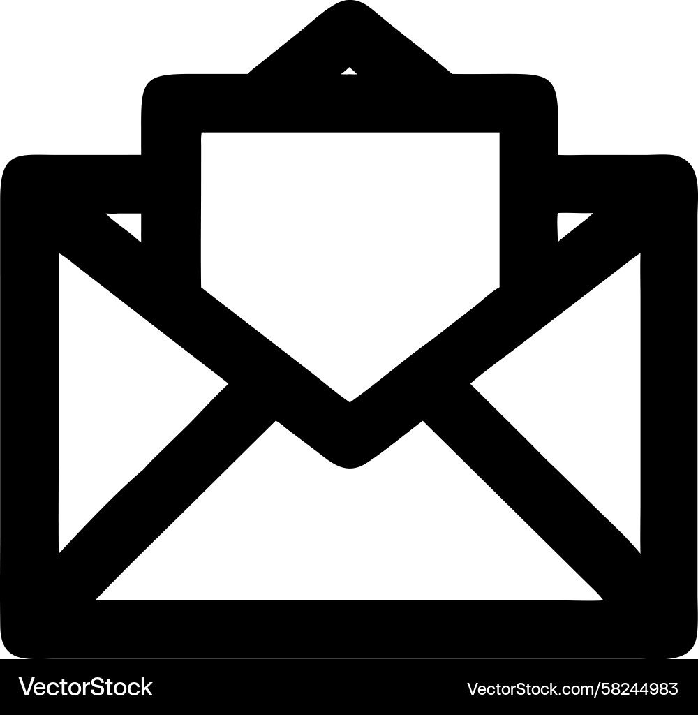 Open Envelope Icon Vector Image