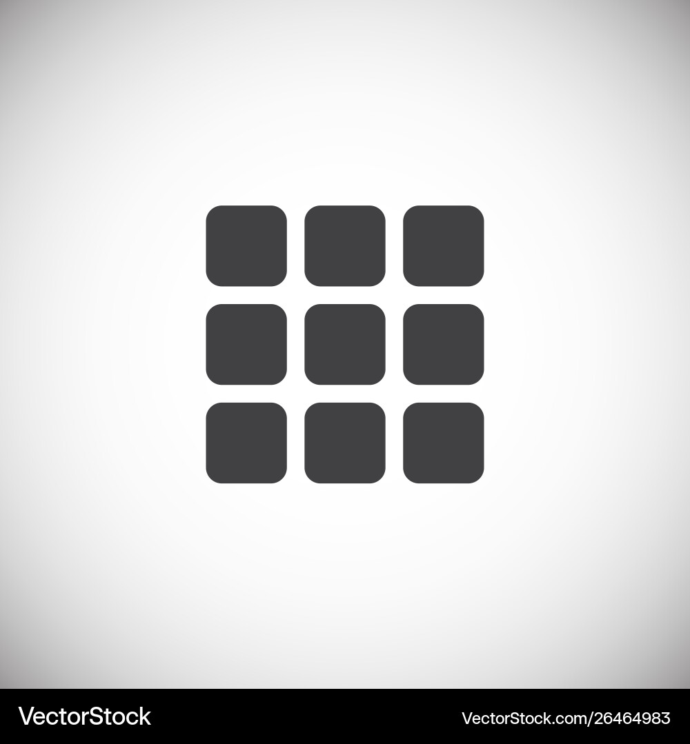 Option button icon on background for graphic vector image