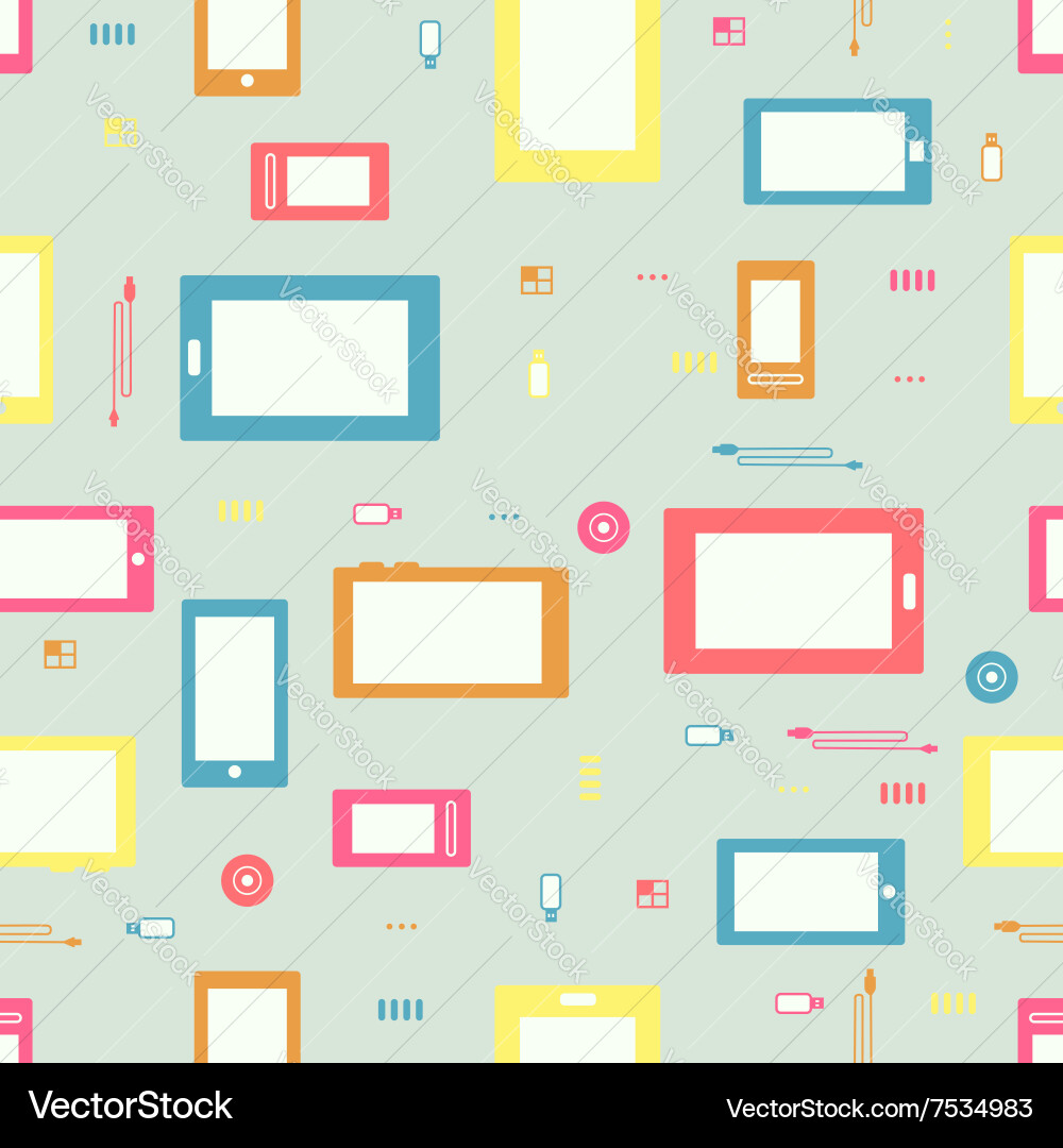 Seamless it pattern Vector Image