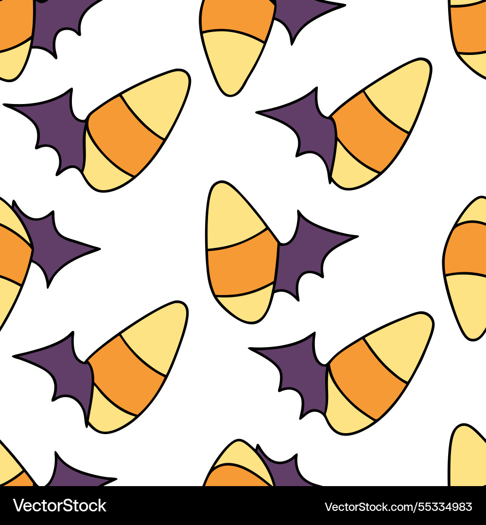 Skeletons and witches seamless tile pattern Vector Image