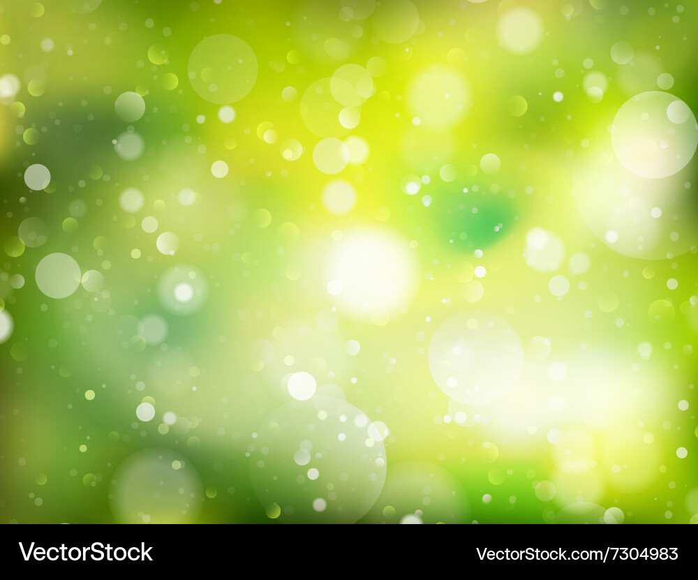 Spring bokeh background eps 10 Vector Image