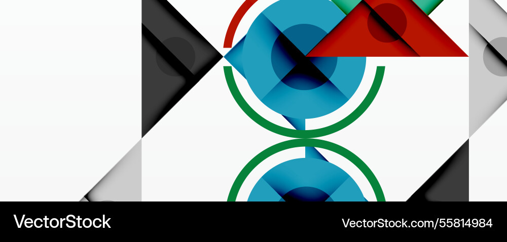 Geometric abstract design with layered triangles Geometric abstract design with layered triangles vector image