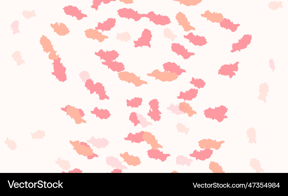 Light red orange backdrop with rectangle Vector Image