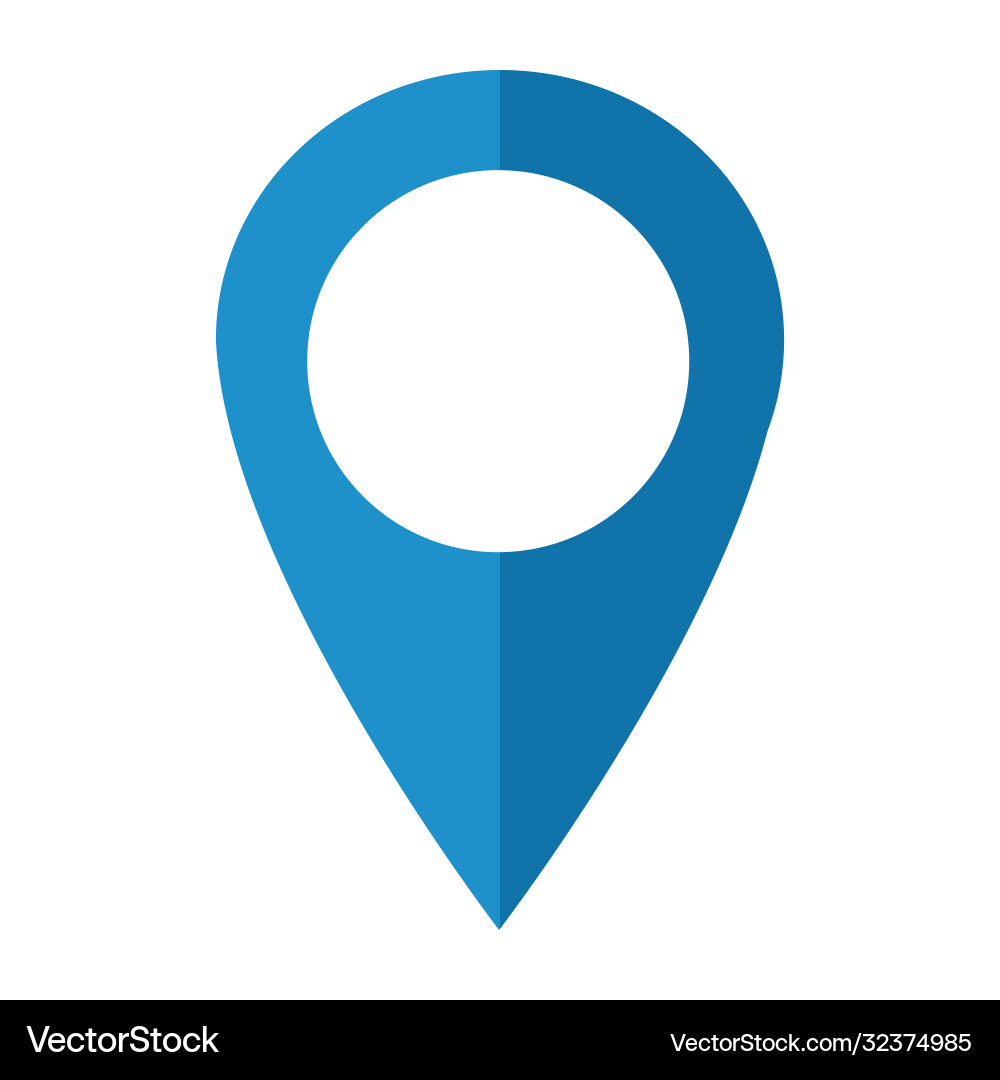 Location icon map pointer symbol isolated Location icon map pointer symbol isolated vector image