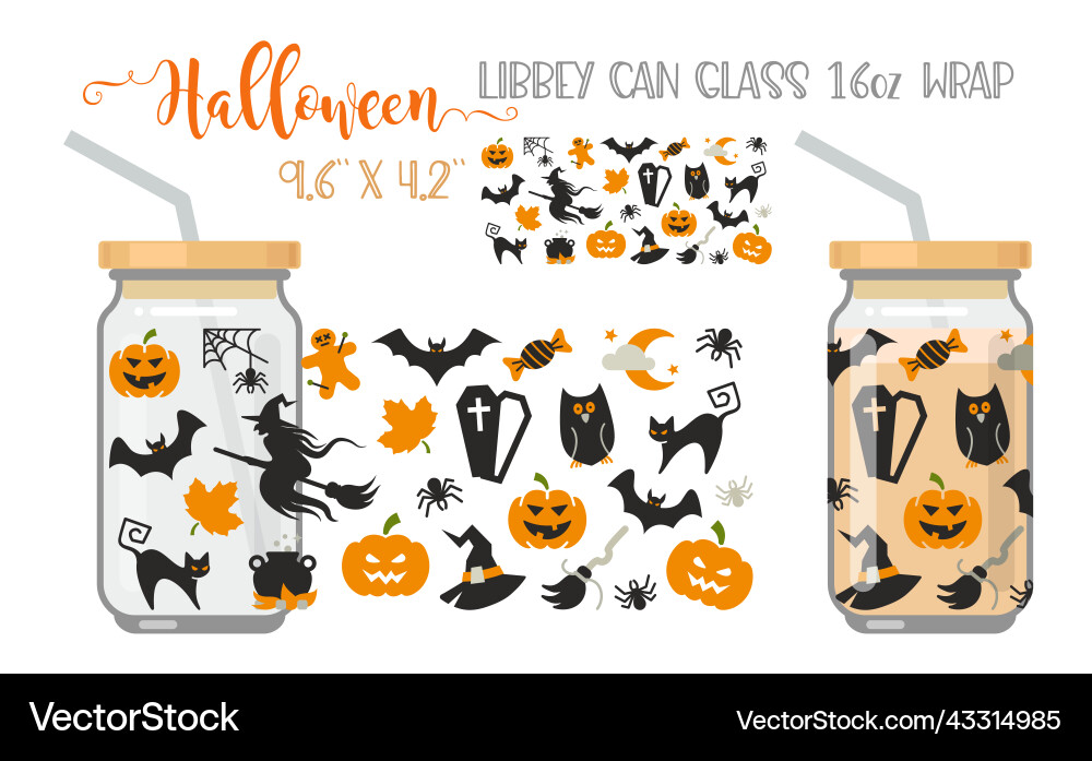 Printable full wrap for libby class can a pattern Printable full wrap for libby class can a pattern vector image
