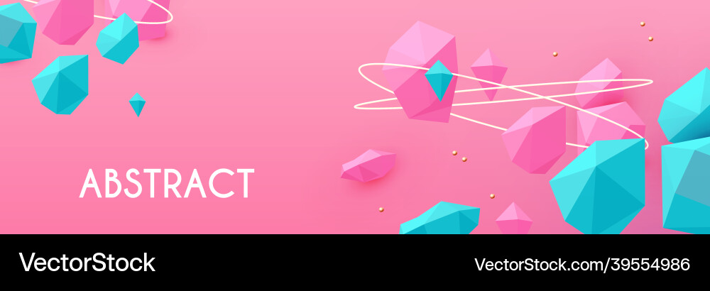 Abstract 3d geometric background futuristic empty Abstract 3d geometric background futuristic empty vector image