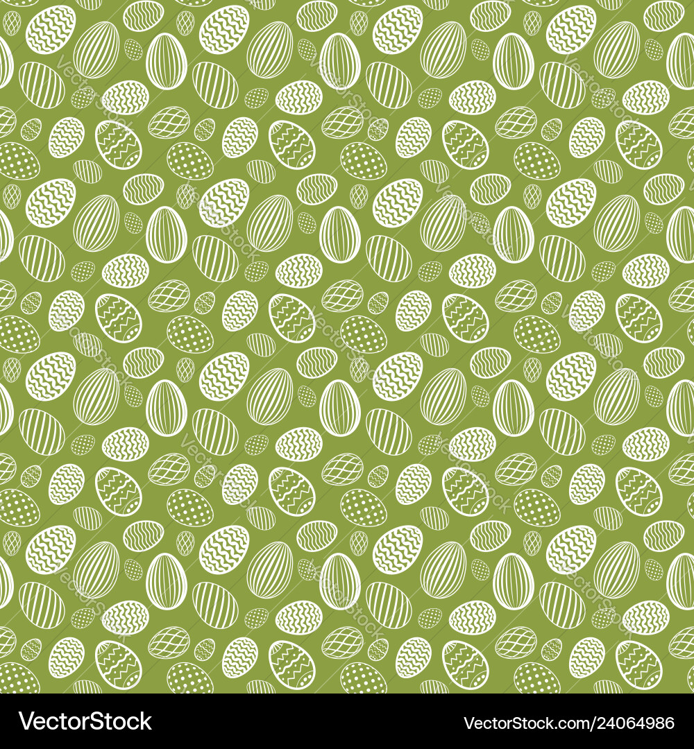 Easter egg seamless pattern pastel color holiday Easter egg seamless pattern pastel color holiday vector image
