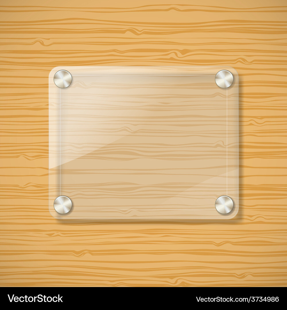 Glass background Vector Image