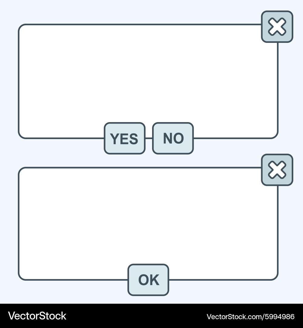 Thin line game panel icons buttons interface ui Vector Image
