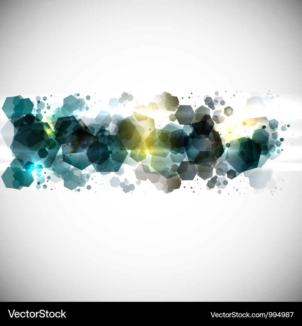 Hexagon Pattern Background vector image