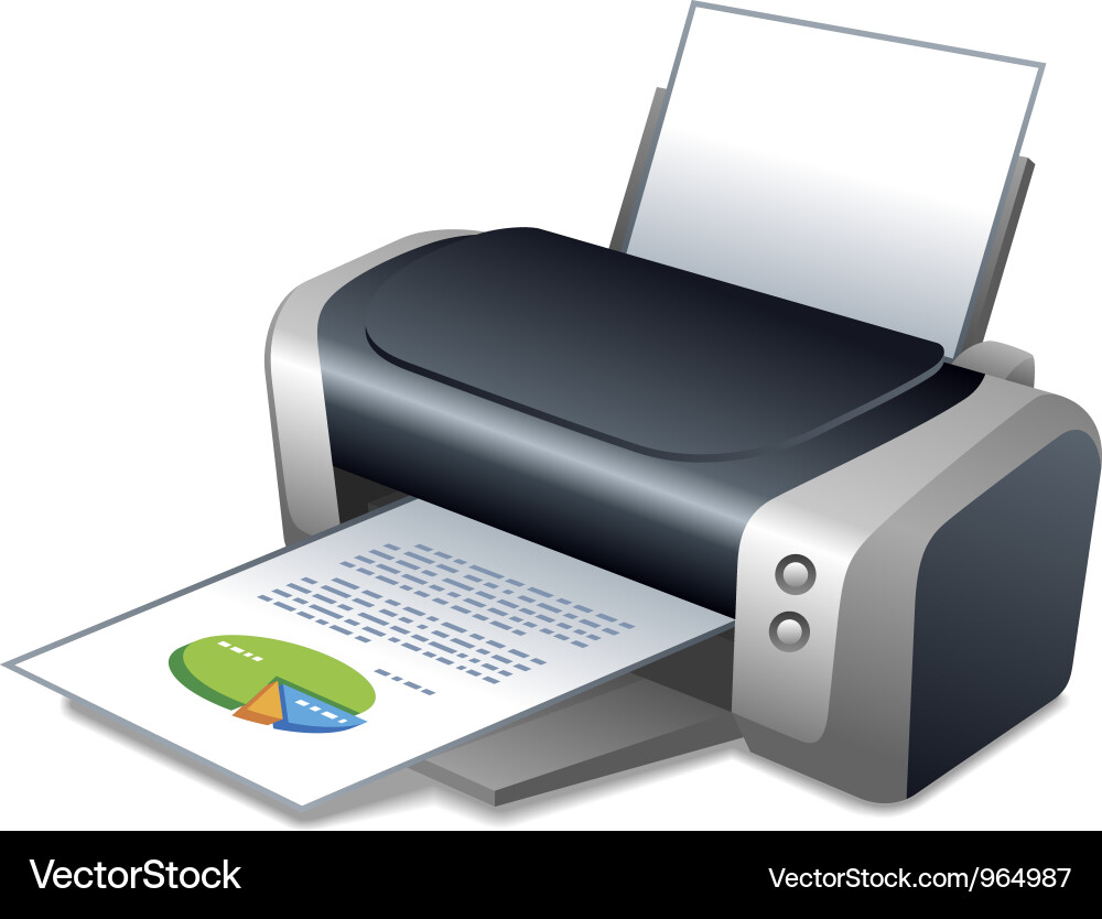 Printer Royalty Free Vector Image - VectorStock
