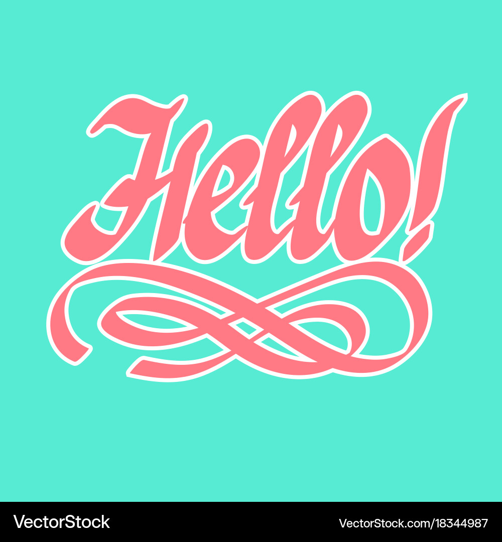 Typographical word abstract template Royalty Free Vector